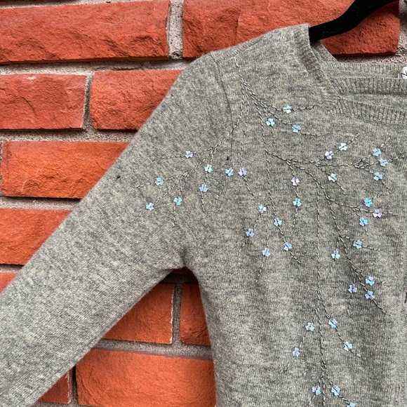 Fairycore flower sequin sweater set - Picture 2 of 11